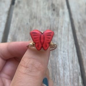 Boho Butterfly Ring